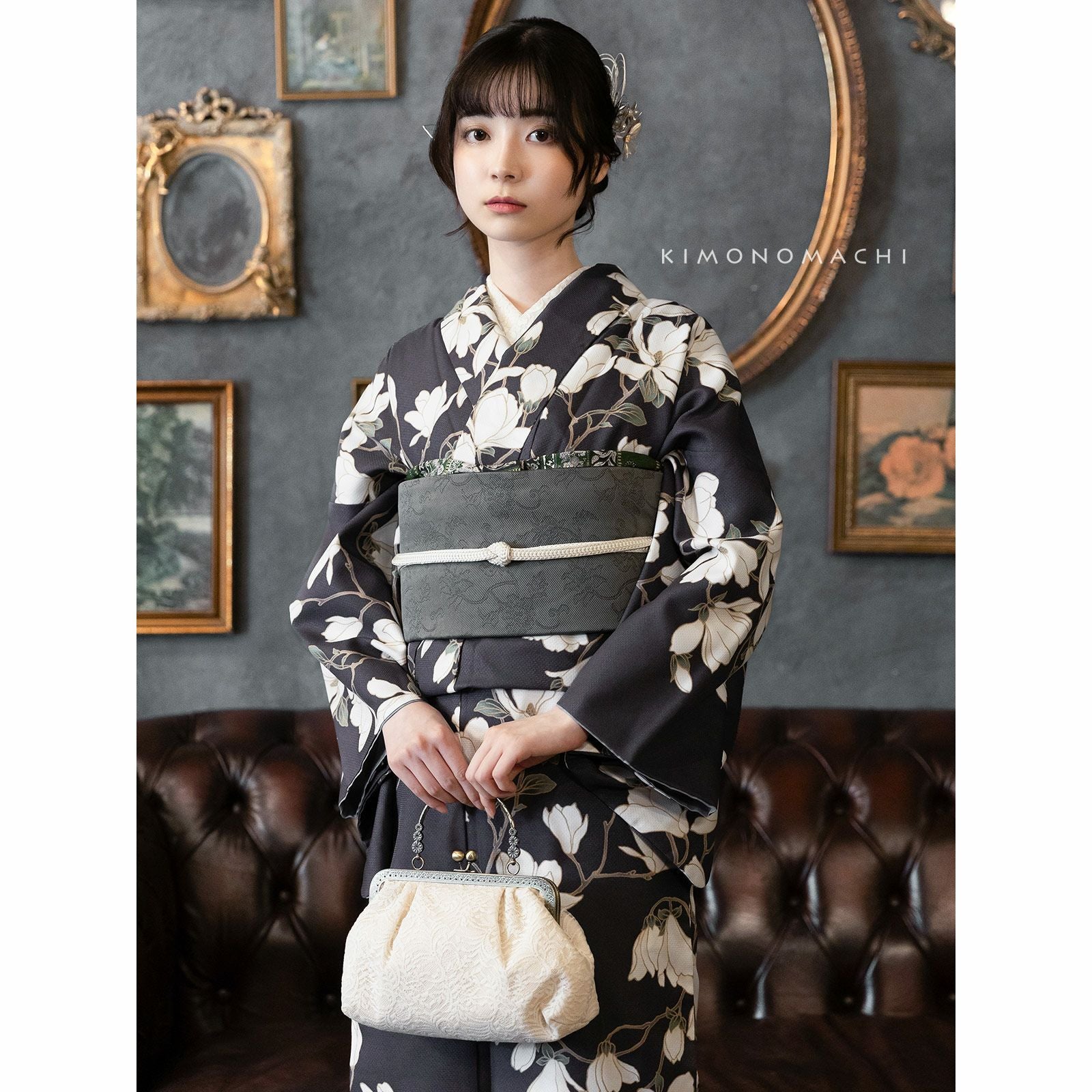 洗える着物 セット 「袷着物＋京袋帯の2点セット 全8柄」 KIMONOMACHI
