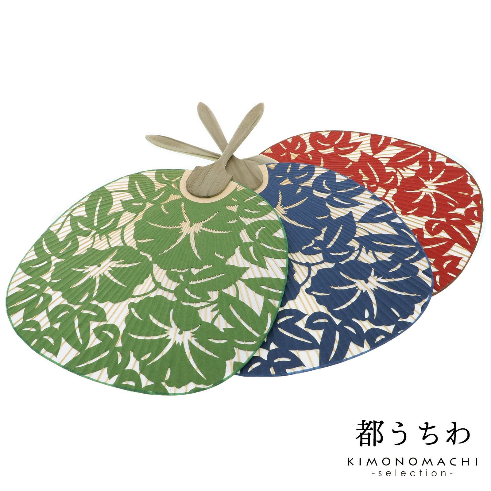 母の日150円OFFCOUPON5/21迄)【Prices down】都うちわ 「涼 朝顔 茜