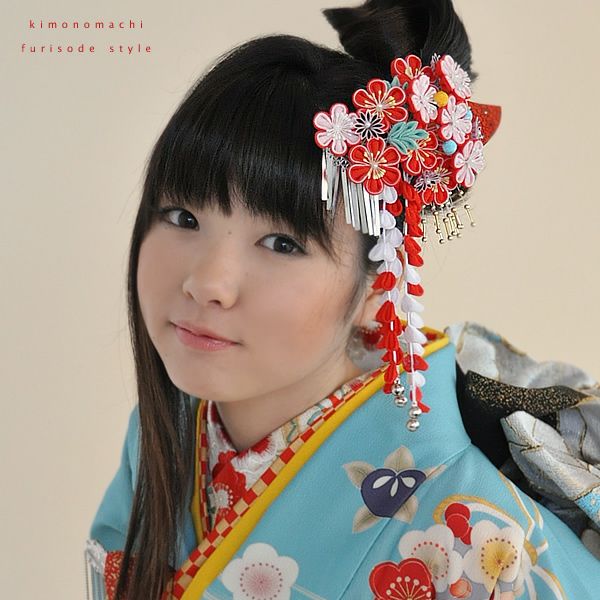 卒業式応援75％SALE 3/5迄)【Prices down3】つまみ細工かんざし2本