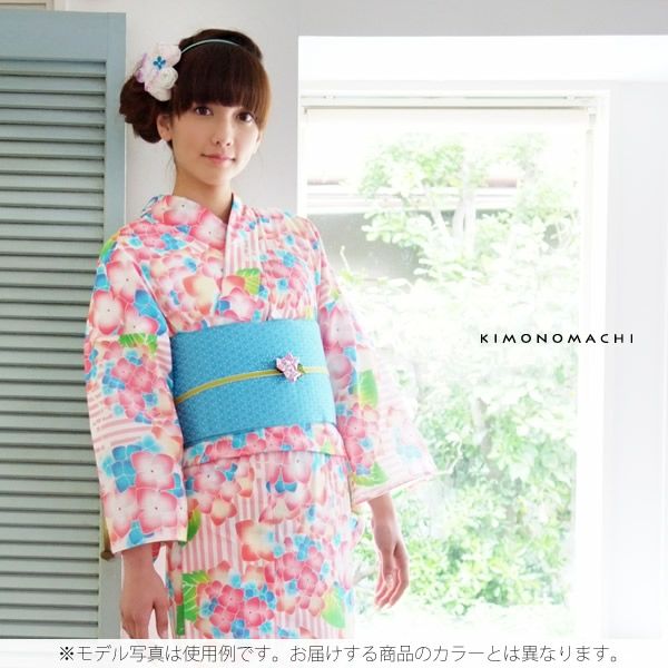 Prices down5】つまみのお花髪飾り＆帯飾り「紫色系 紫陽花」クリップ
