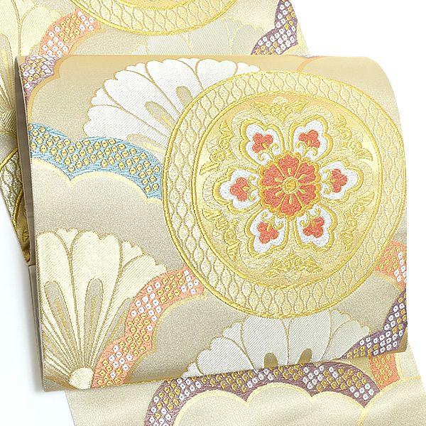 なおなお様　AC1114　誂仕立付極上訪問着　未仕立西陣織袋帯コーディネート　2 華翔苑・藤本仁】 特選西陣織袋帯 ≪御仕立て上がり・中古美品≫ 「松