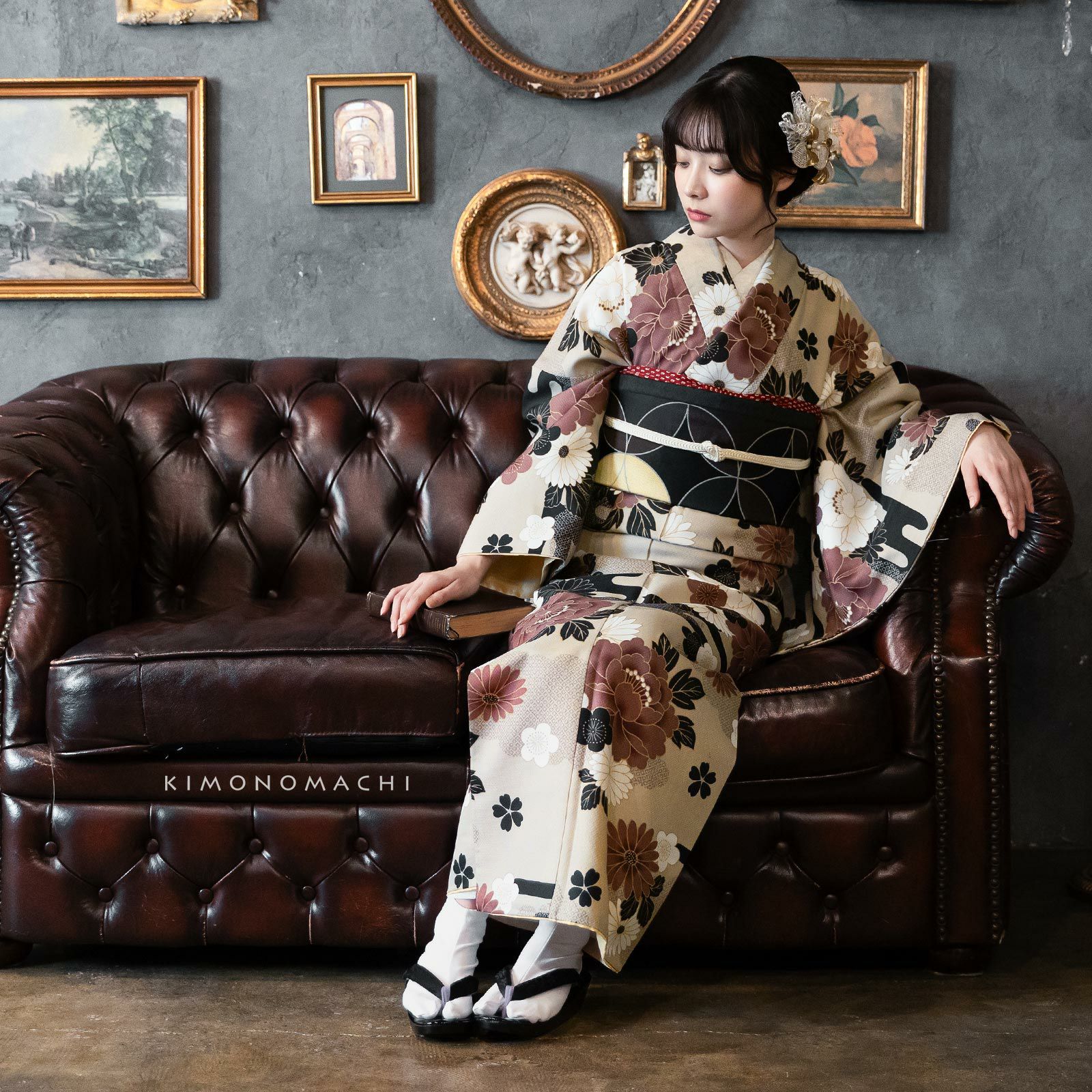 はじめてのきもの kimonomachiオリジナル洗える着物19点フルセット