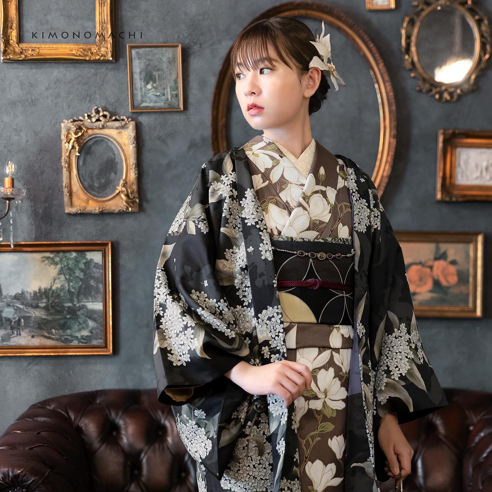 はじめてのきもの豪華版！kimonomachiオリジナル洗える着物21点フル