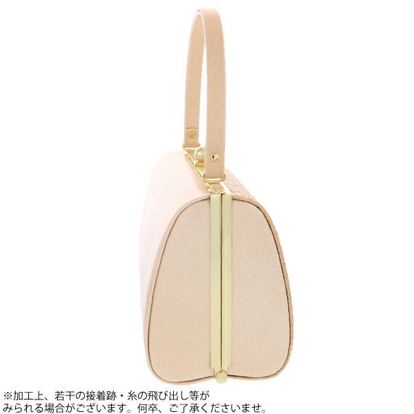 Prices down4】礼装草履バッグセット「ゴールド 縞に更紗」Lサイズ