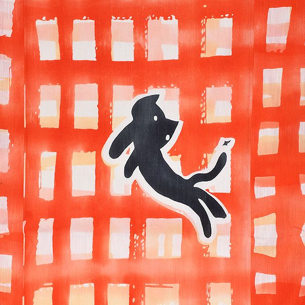 30％OFF】ツモリチサト浴衣セット「赤格子 猫」tsumori chisato 女性