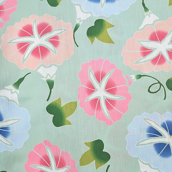 30％OFF】ツモリチサト浴衣セット「グリーン 朝顔」tsumori chisato