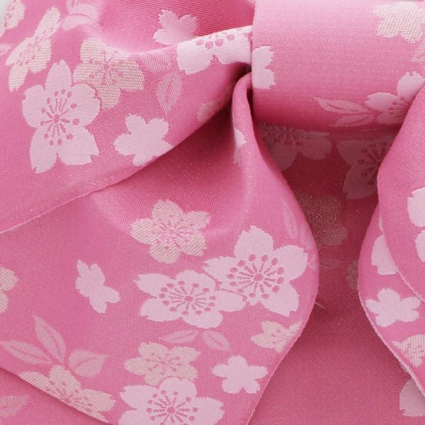 Prices down2】大人用結び帯単品「ピンク 桜」作り帯 浴衣帯 夏祭り