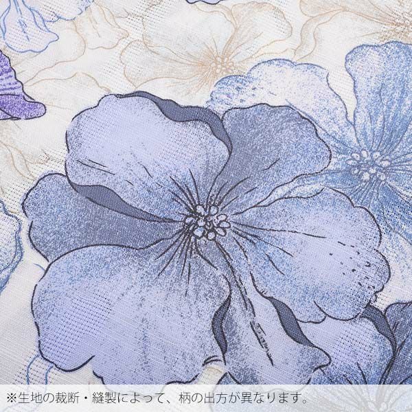 HANAE MORI浴衣セット「ブルーグレー フラワー」ブランド浴衣セット