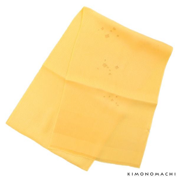 礼装帯揚げ「玉子色」正絹帯揚げ フォーマル 訪問着、色無地に 礼装小物 礼装帯揚げ