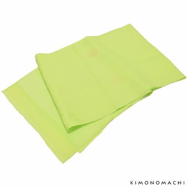 礼装帯揚げ「若緑色」正絹帯揚げ フォーマル 訪問着、色無地に 礼装小物 礼装帯揚げ