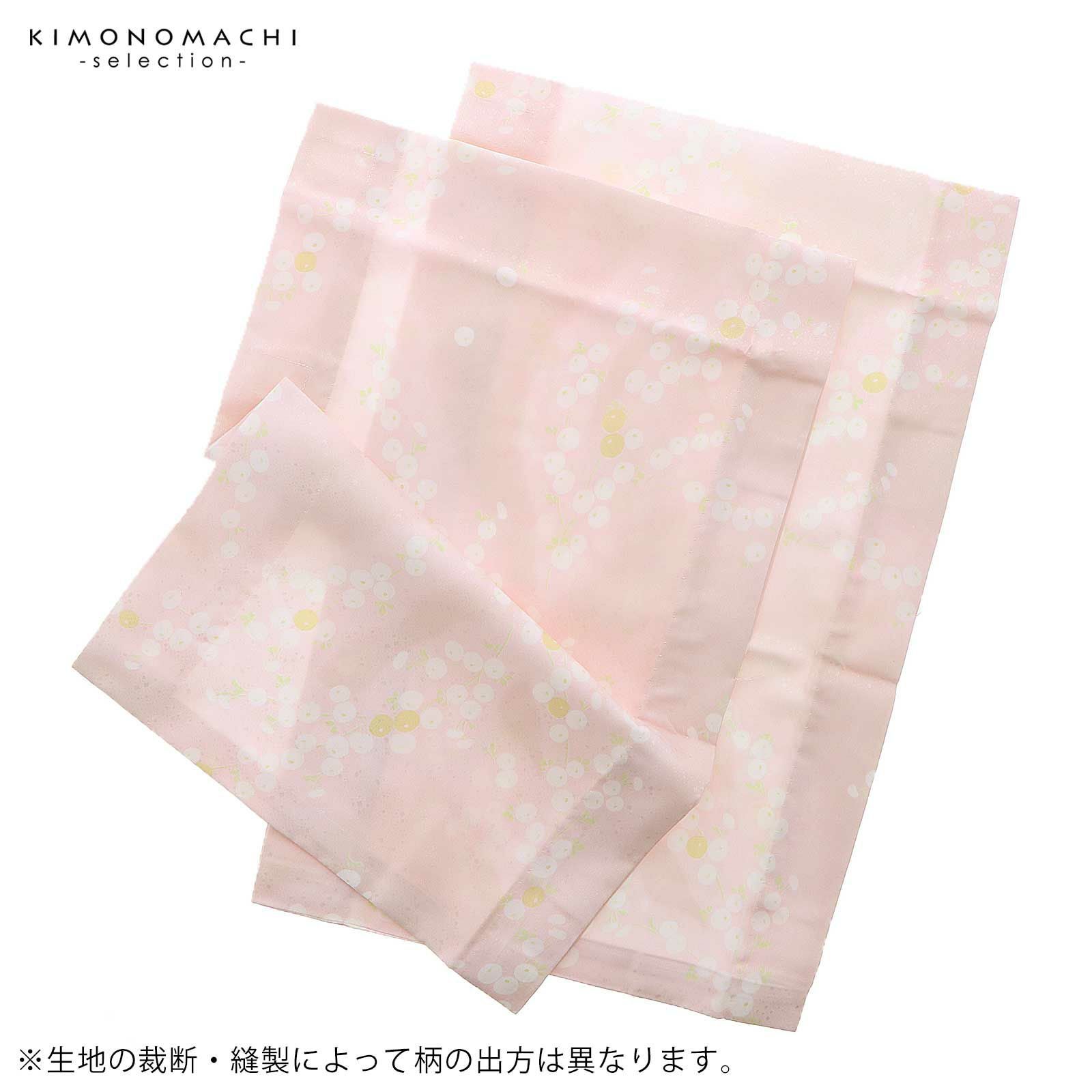 衿秀 き楽っく きらっく 専用替え袖 「薄ピンク 万年菊」長襦袢用替え