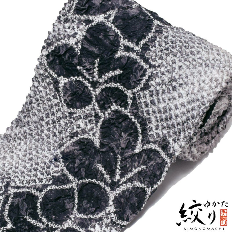 絞り浴衣反物 「ニューウェーブ桔梗」 有松絞り 女性浴衣 レディース浴衣 絞り浴衣 綿浴衣 未仕立て