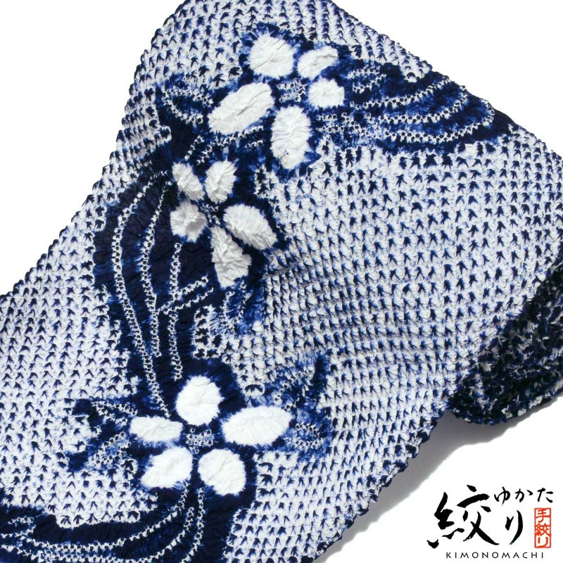 絞り浴衣反物 「ノスタルジック」 有松絞り 女性浴衣 レディース浴衣 絞り浴衣 綿浴衣 未仕立て