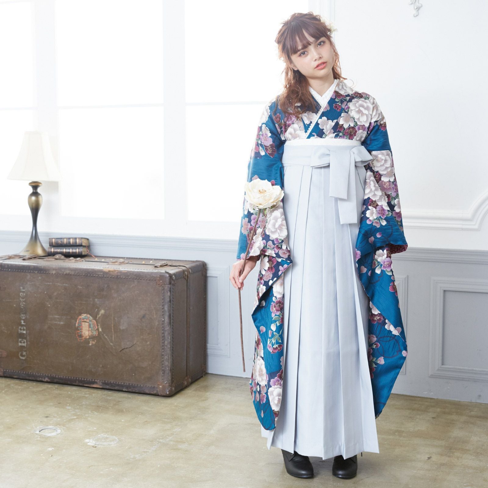 アウトレット品 袴 ブーツ ショート 「卒業式の袴に履き心地良い袴