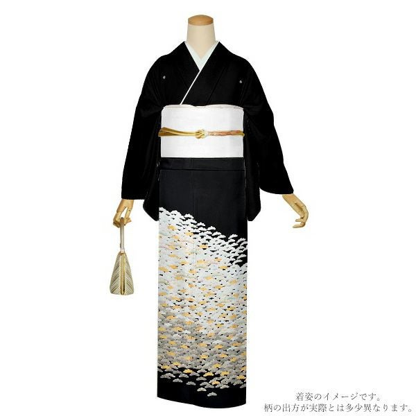 黒留袖 お仕立て上がり セット 「松」 紋入れ代込み 袋帯仕立て代込み