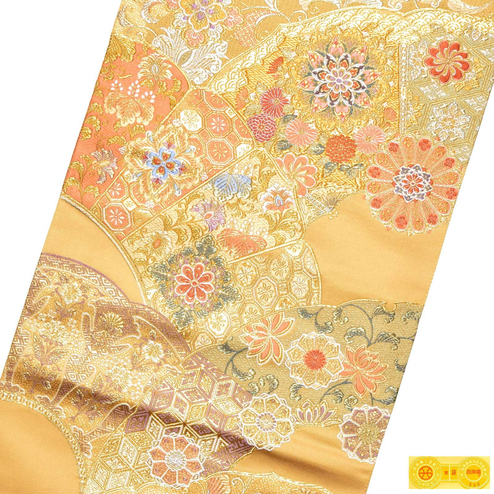 Prices down2】袋帯 フォーマル 礼装袋帯 「鏡 華文」 とみや織物（株