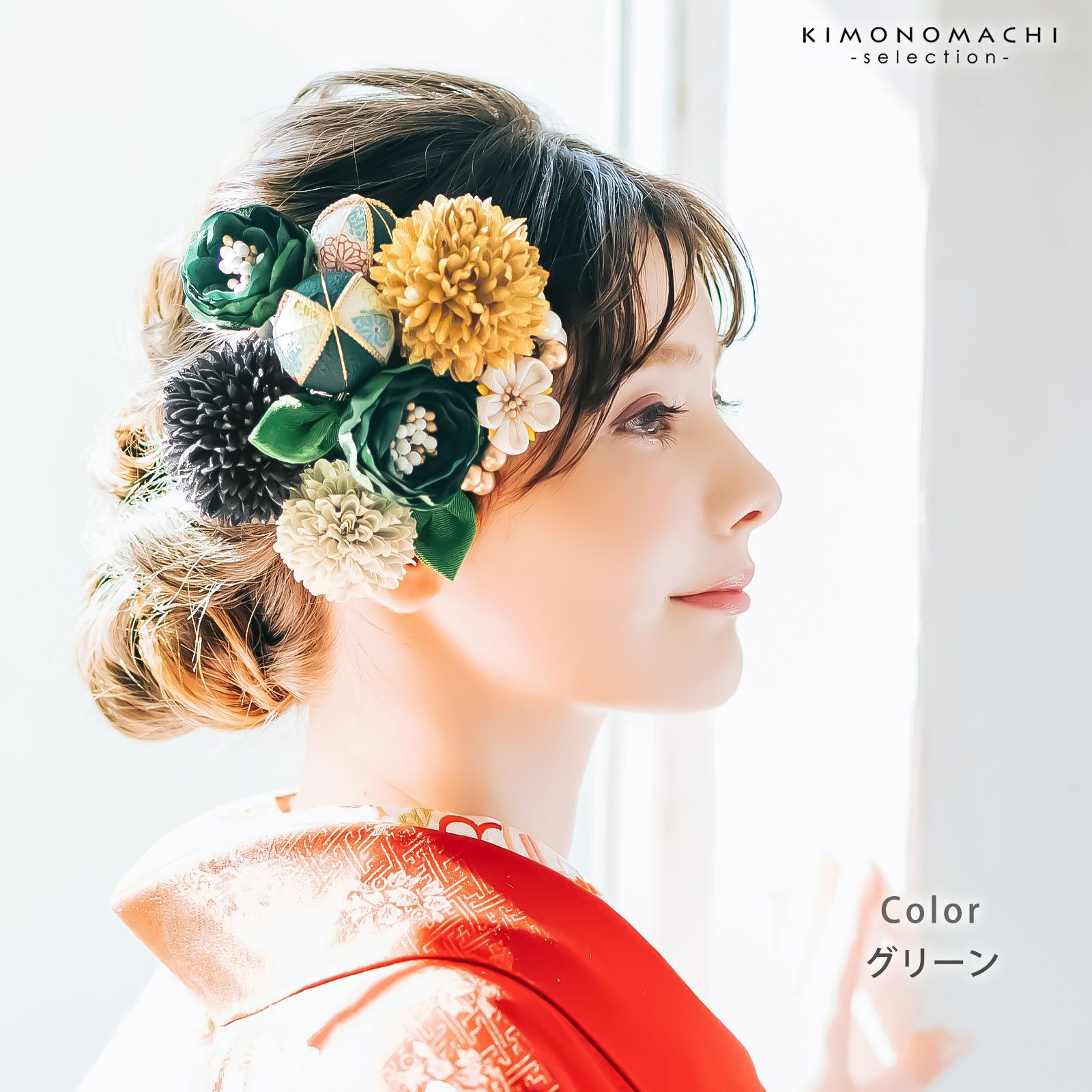 No.473 豪華！シンプル白黒　♡ フラワーピン 振袖髪飾り 成人式 前撮り No.473 豪華！シンプル白黒 ♡ フラワーピン 振袖髪飾り 成人式 前撮り