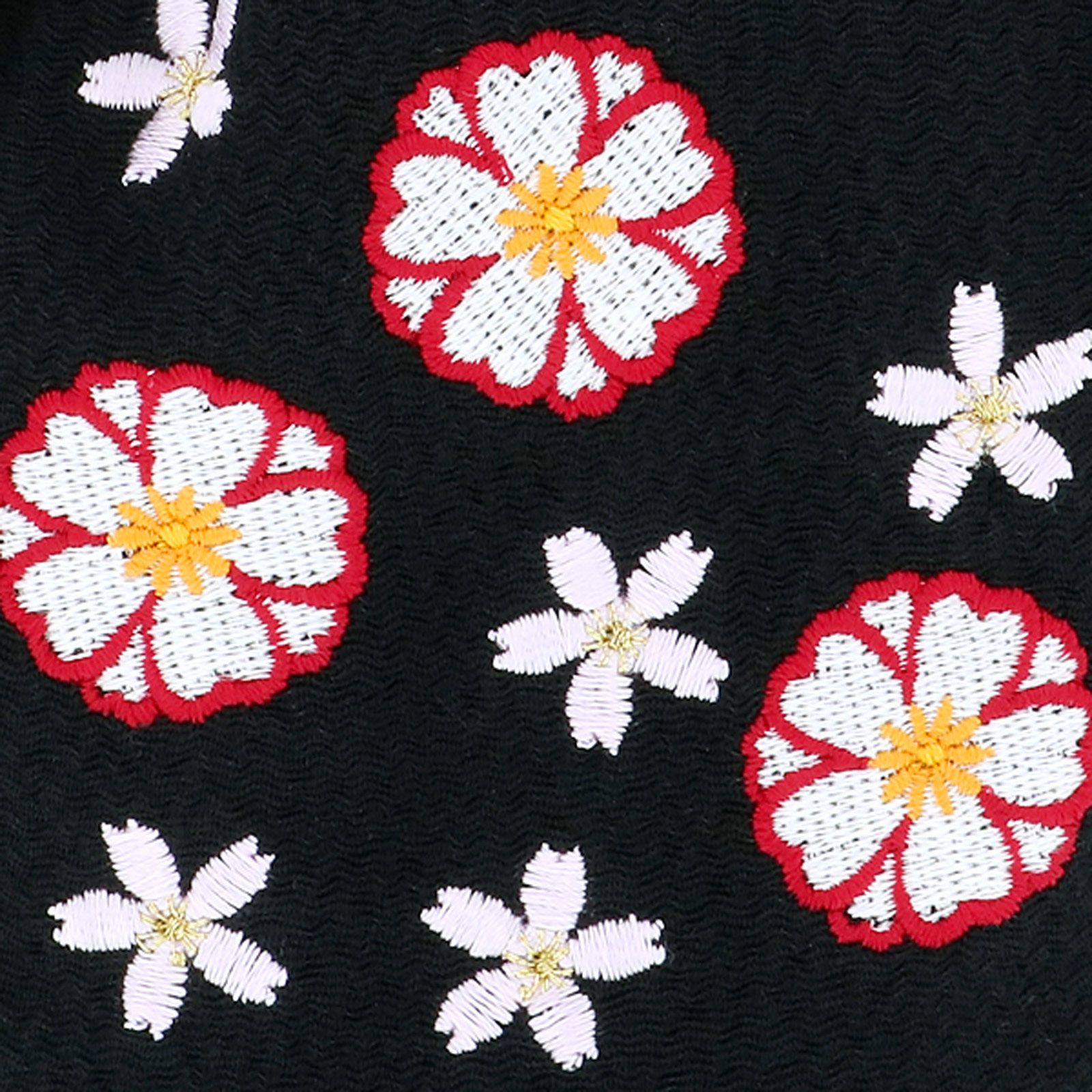 七五三 女の子 巾着 バッグ 単品「ラズベリーレッド・ピンク・黒色