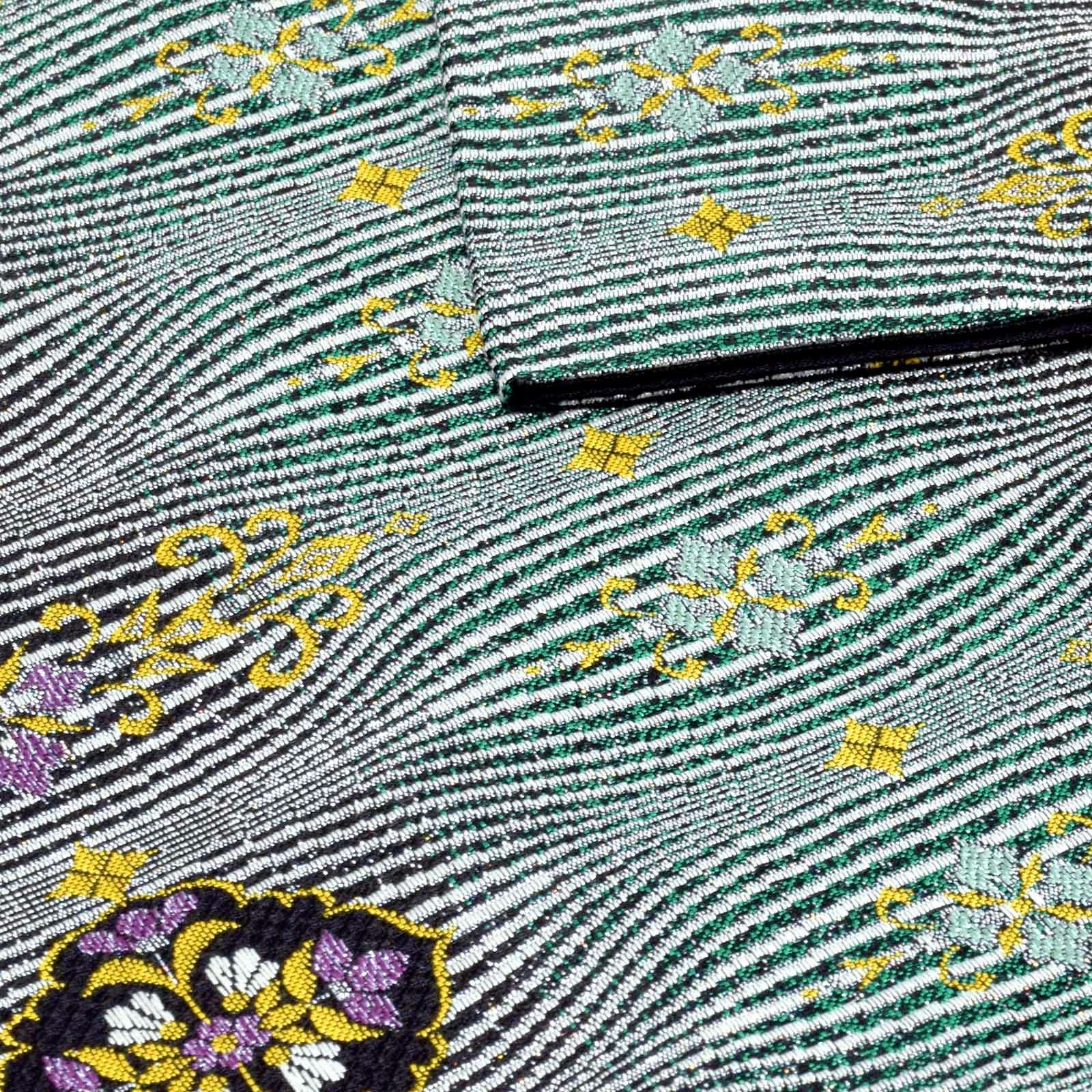 Prices down4】袋帯 礼装用袋帯 「黒地 立涌小袖」帯匠山下謹製 西陣