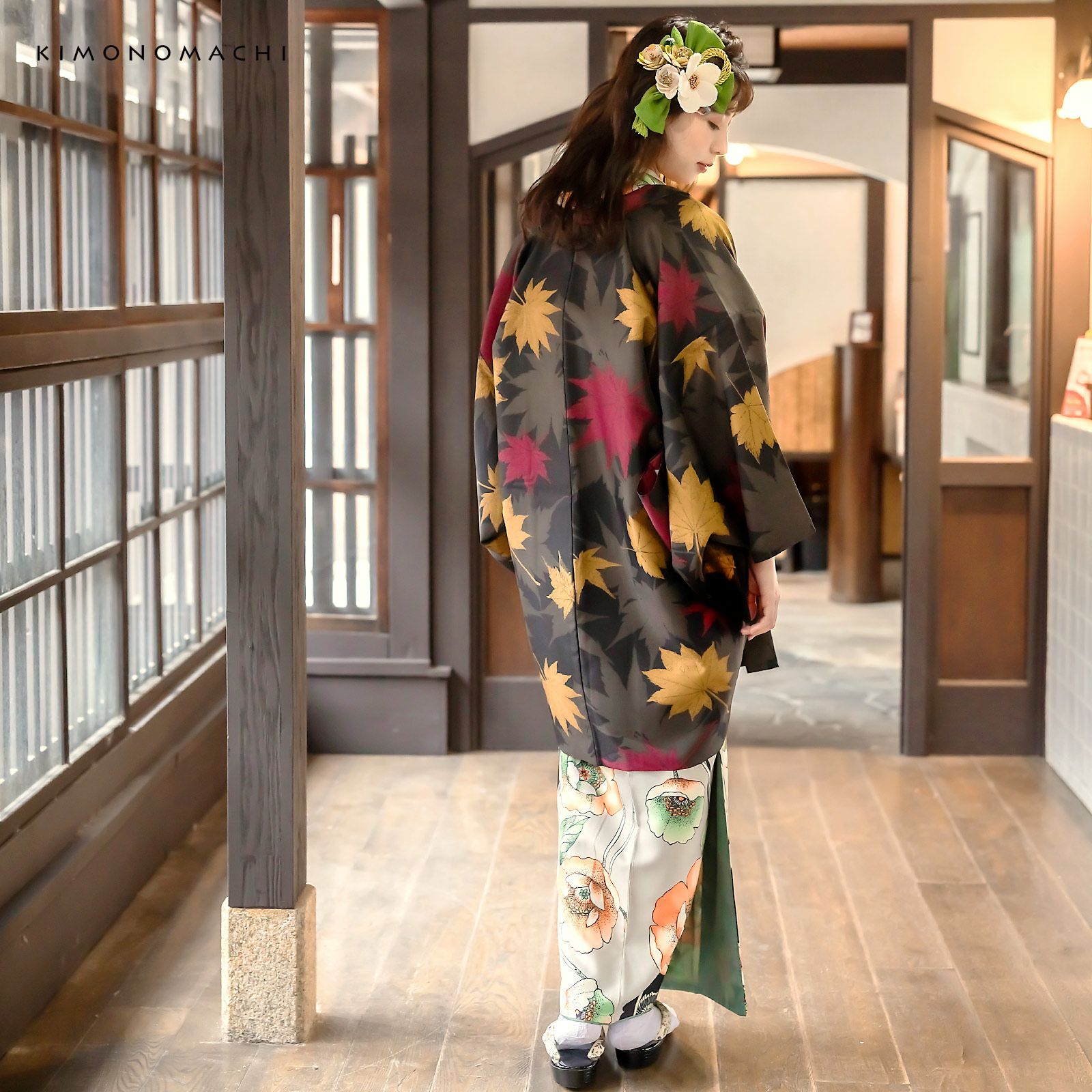 袋帯　唐織　楓　霞　黒地　カラフル　着物　071a d 000000020612-03.jpg?size=l&w=