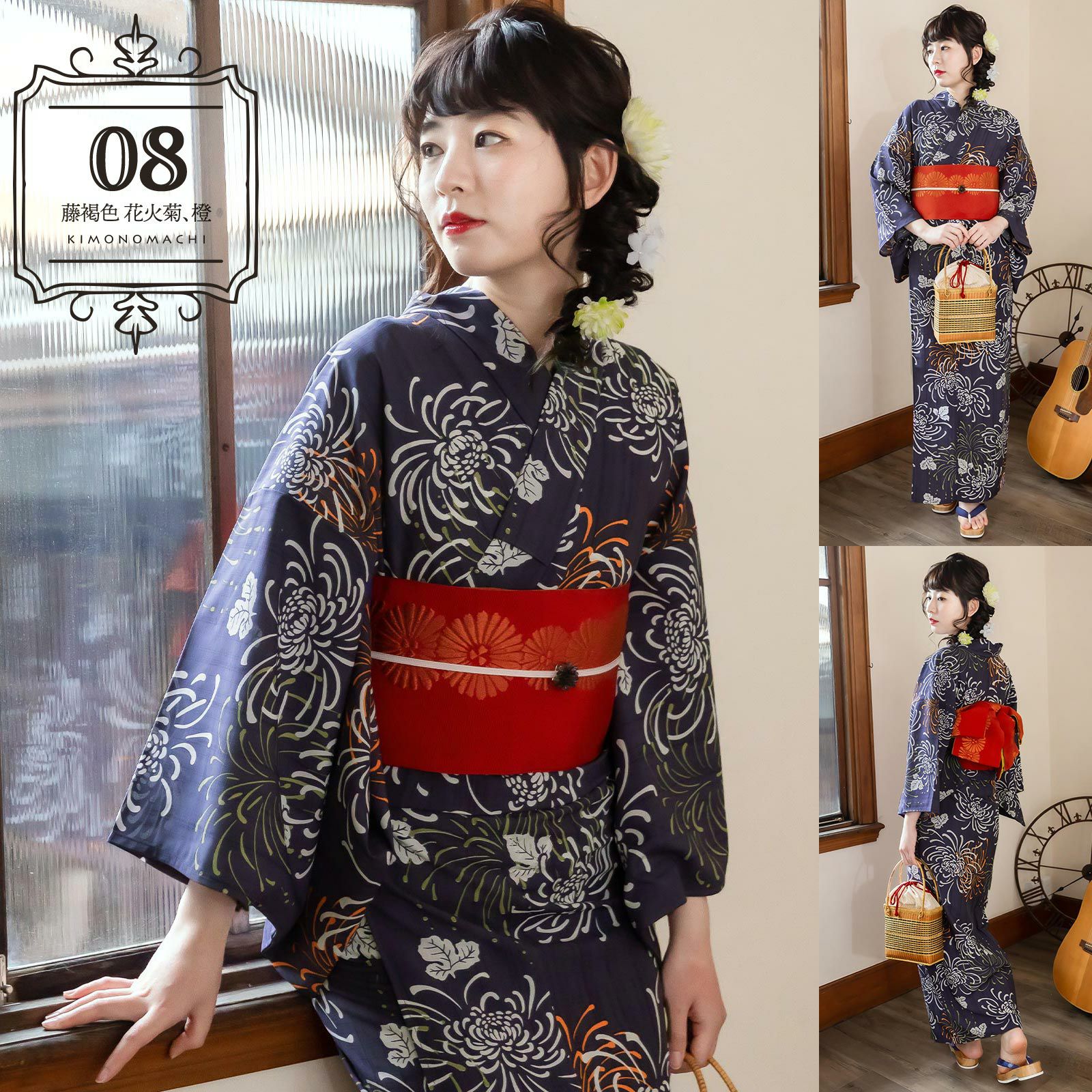 浴衣最大65％OFF！7/16迄)浴衣 レディース 吸水速乾 ポリエステル浴衣