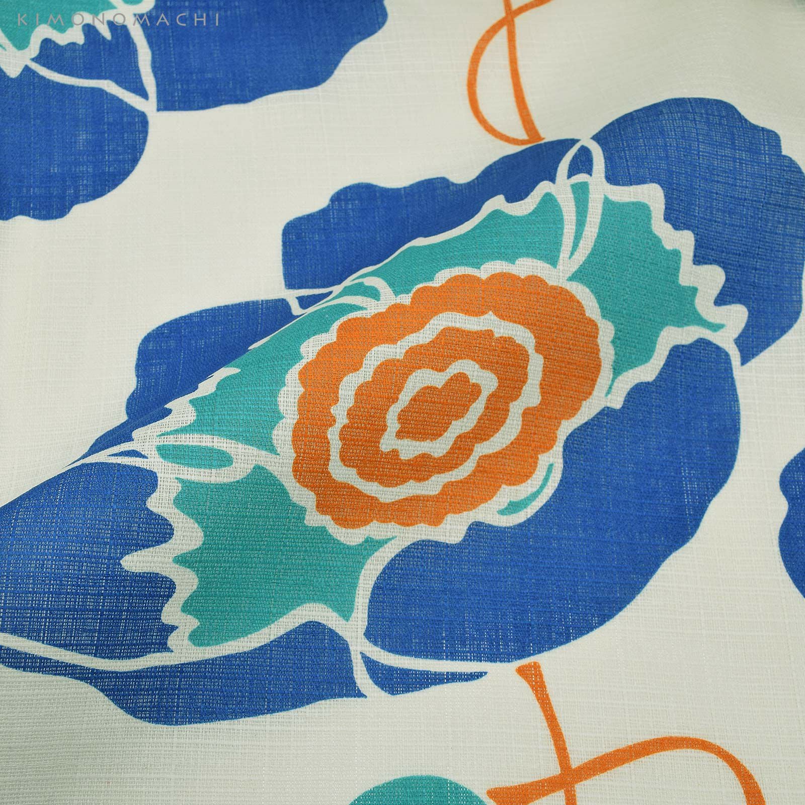 レディース 浴衣3点セット(浴衣＋帯＋下駄) 「浴衣 レトロフラワー