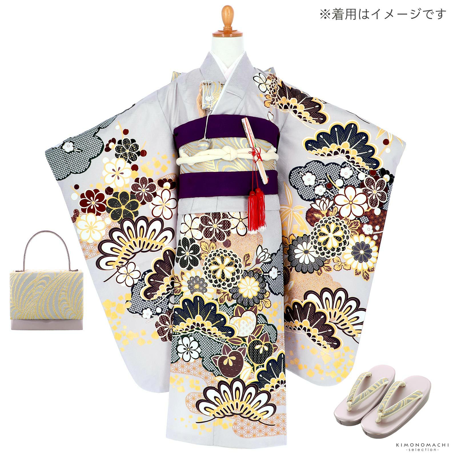 七五三早割COUPON10%OFF10/8迄)七五三 着物 7歳向け 箱迫セット