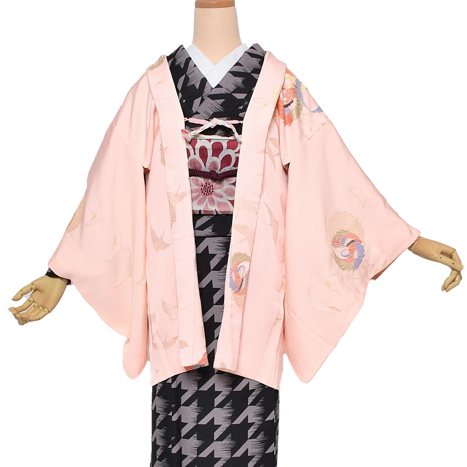 アンティーク羽織☆折り鶴☆ピンク 000000023597-01.jpg?size=m&w=
