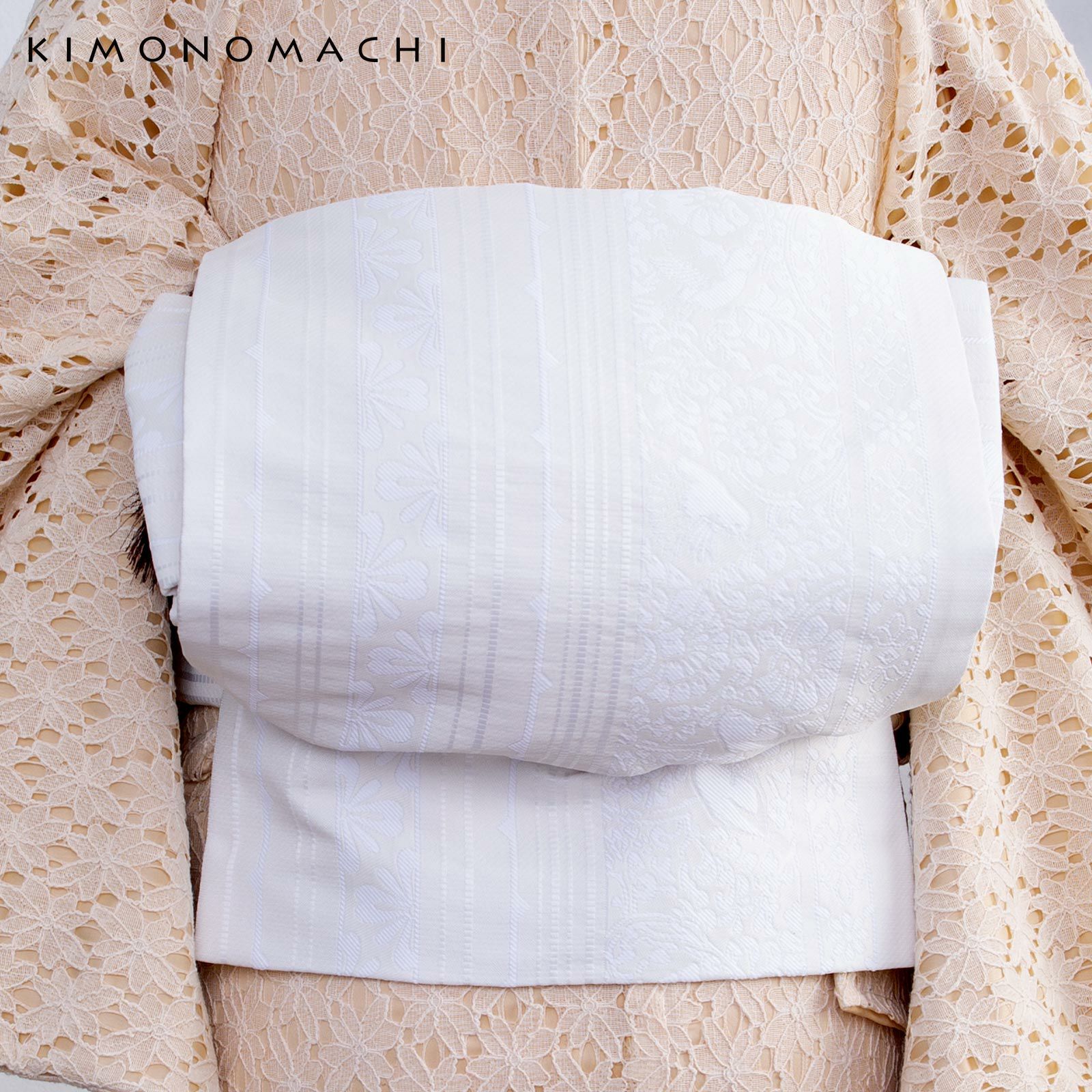 京袋帯 単品 数量限定 KIMONOMACHI オリジナル 「献上鳥更紗