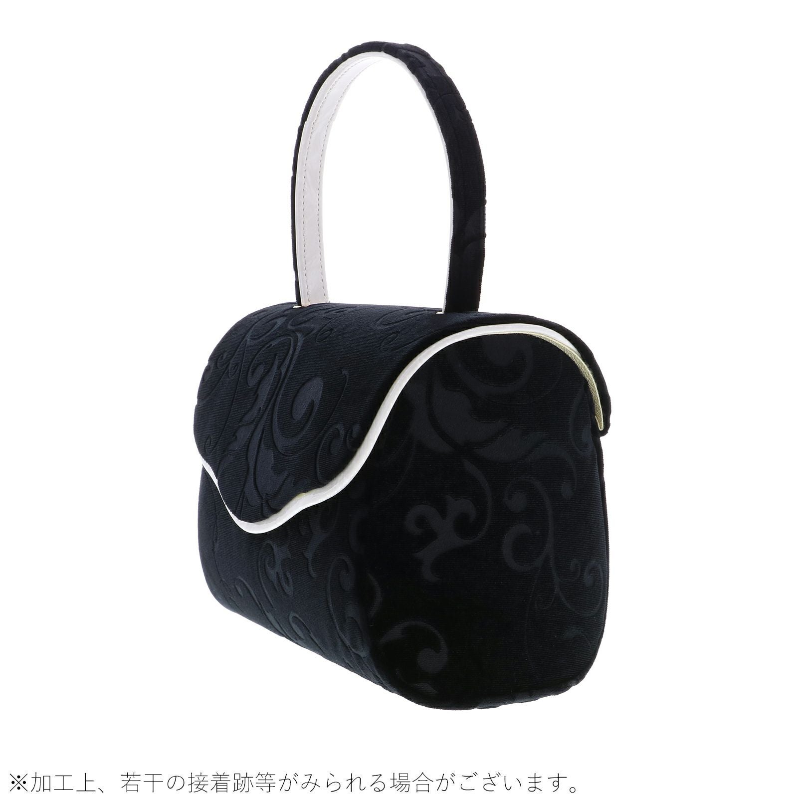 新商品☆唐草模様ベルベット草履バッグセット/ライトベージュ 振袖草履バッグセット ベルベット 「ブロンズ」 Fサイズ(M～Lサイズ