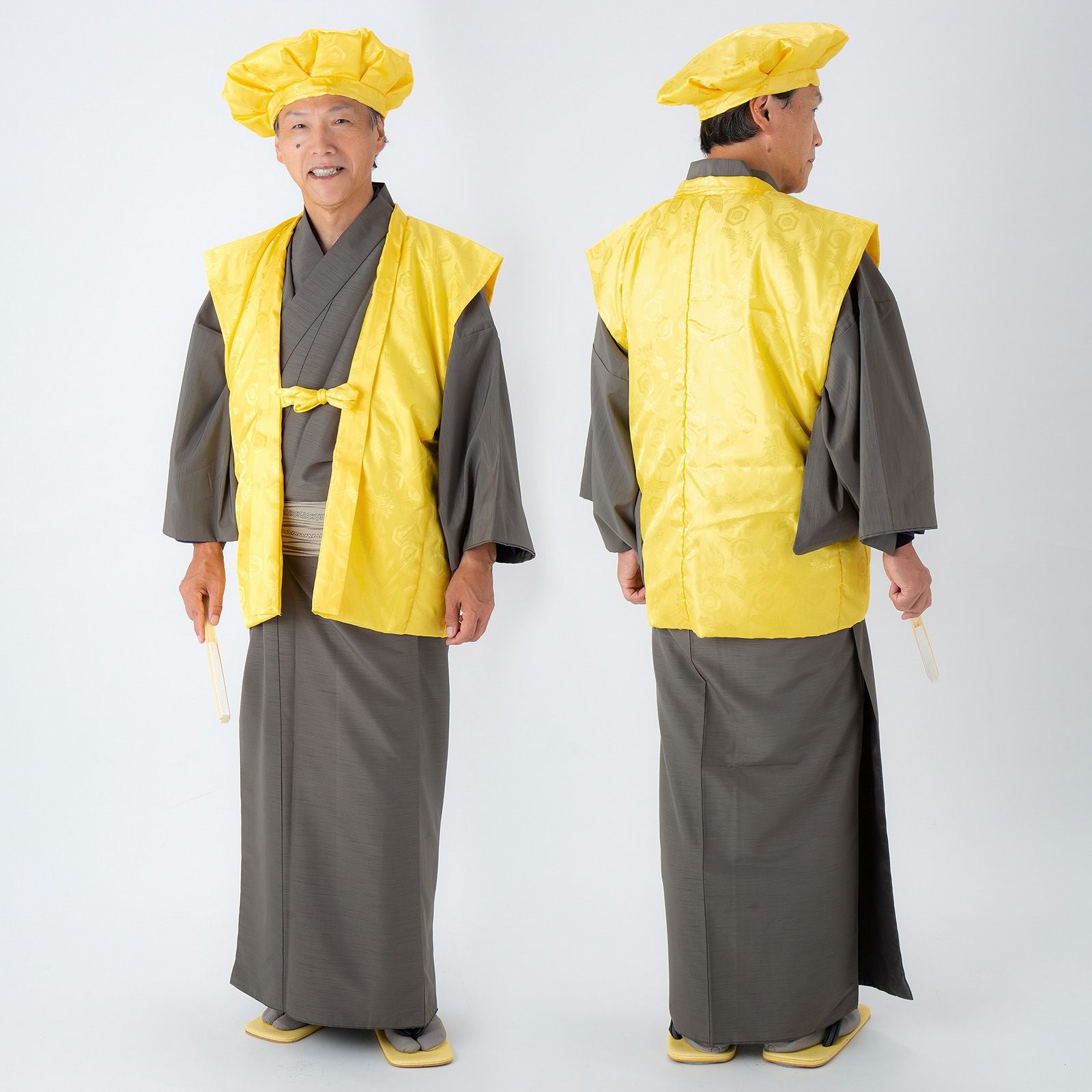長寿祝い ちゃんちゃんこ 5点セット 「お祝いセット 赤・紫・黄色