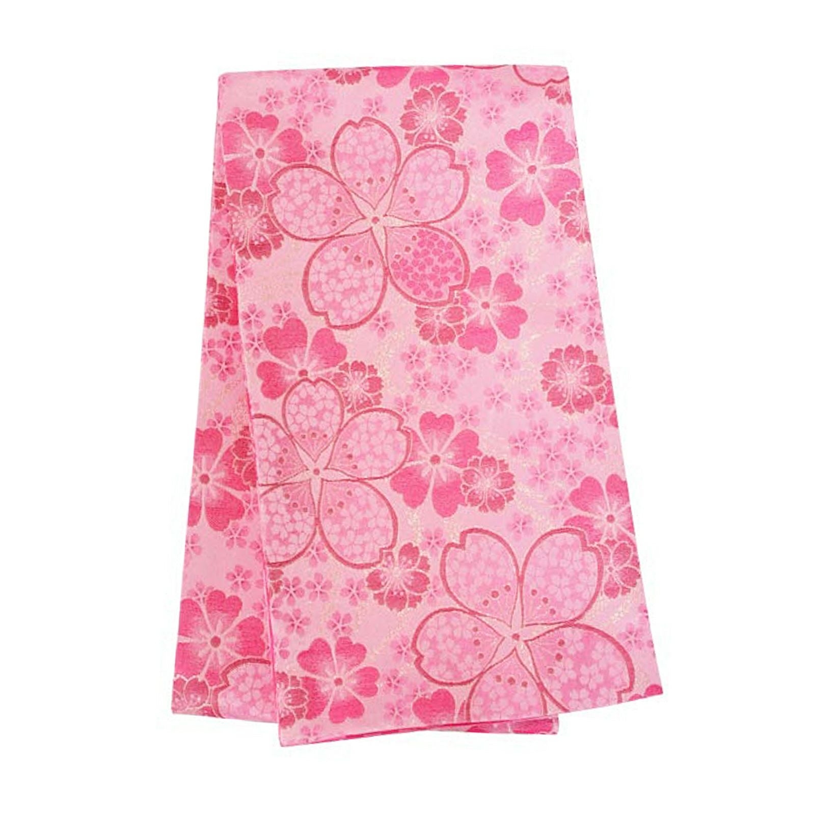 中古品】振袖 帯 振袖用袋帯 「ピンク 桜」 仕立て上がり 振袖用 礼装