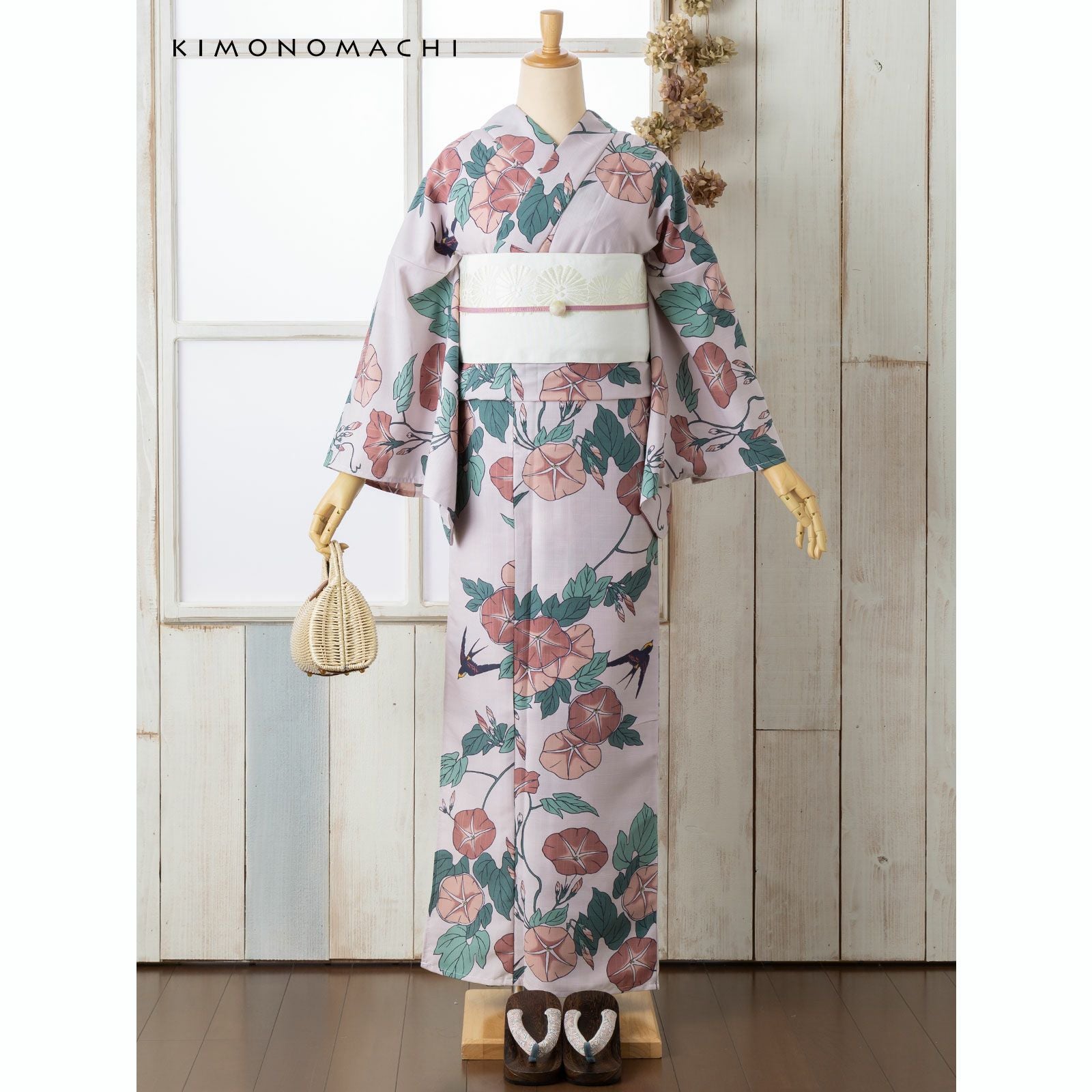 浴衣 セット レディース 吸水速乾 CoolPass ポリエステル浴衣 浴衣と帯