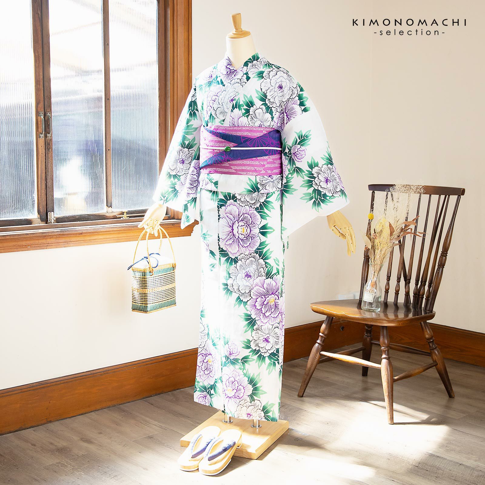 浴衣　ゆかた　ユカタ　白 Mサイズ　花火に M浴衣単品※サイズ違いのLもあり 浴衣 ゆかた ユカタ 白 Mサイズ 花火に M浴衣単品※サイズ違いのLもあり