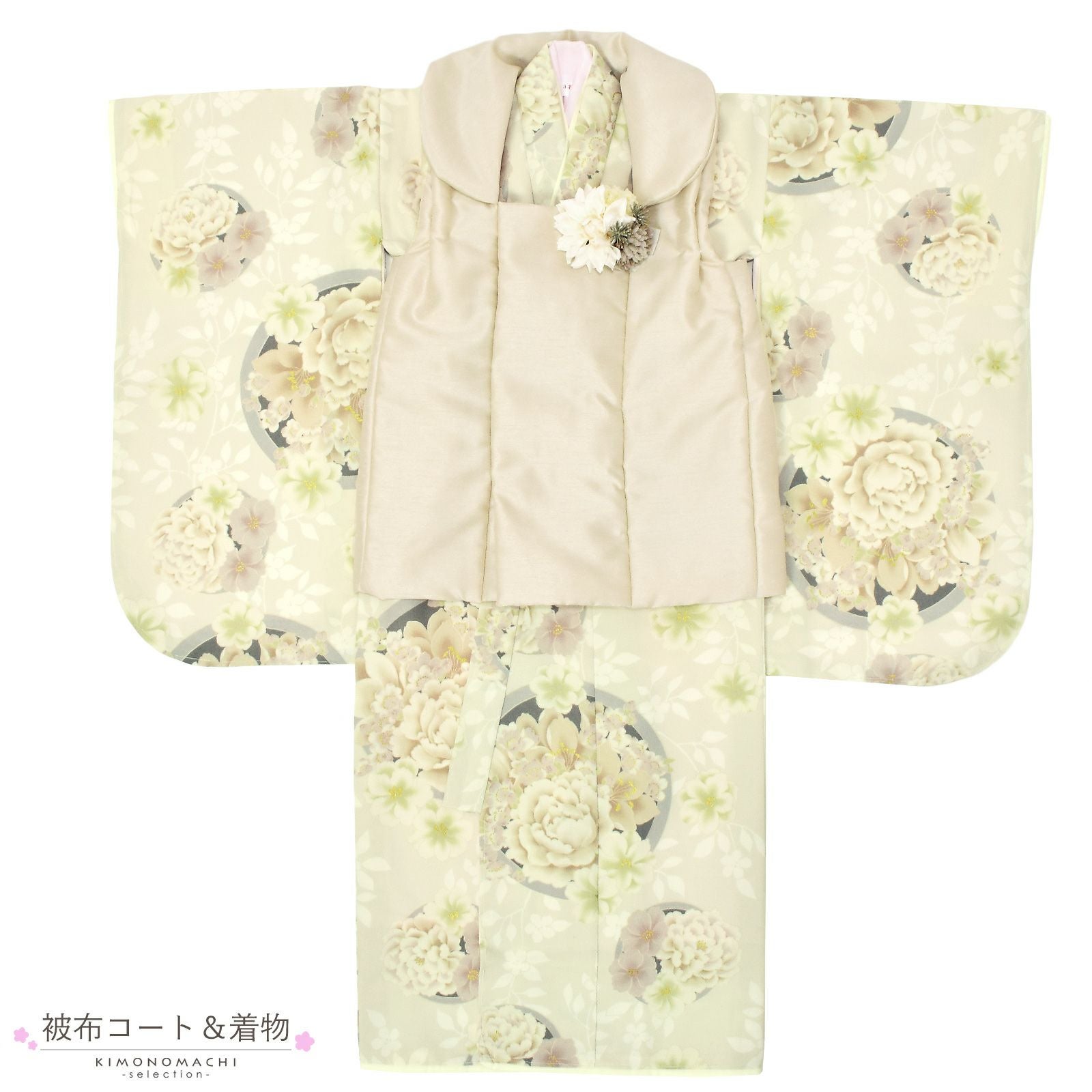 七五三 着物 3歳 女の子 ブランド被布セット PetitPri ぷちぷり