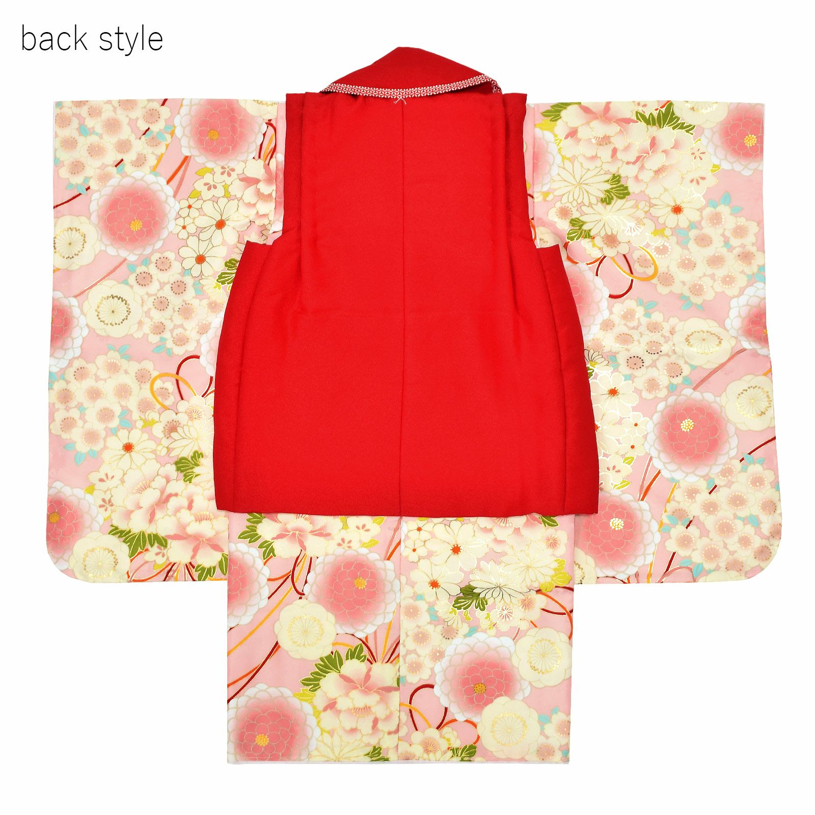 七五三 着物 3歳 女の子 ブランド被布セット komachi kids 「赤