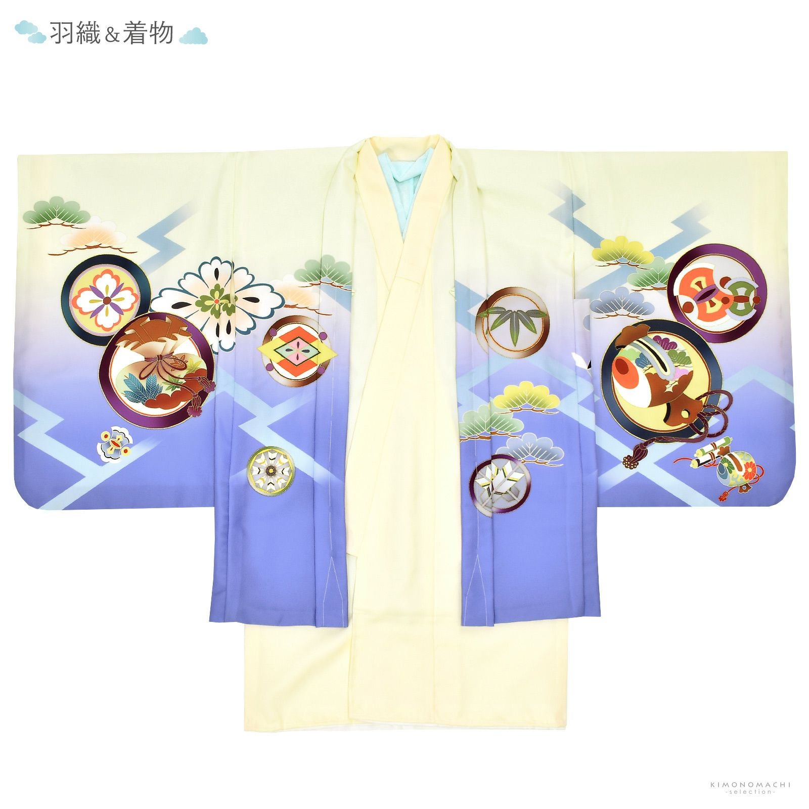 七五三 着物 男の子 5歳 ブランド 羽織袴セット Shikibu Roman 式部