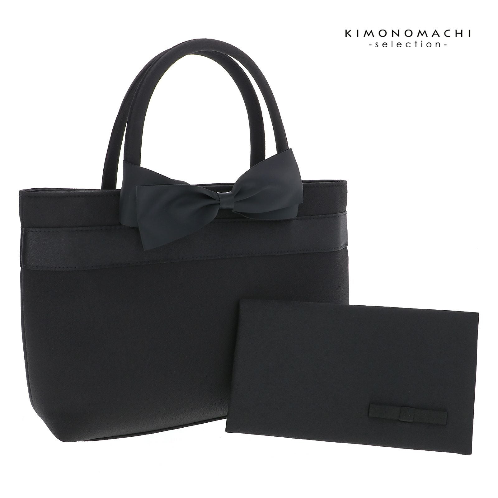 Prices down3】フォーマルバッグ 「ブラック リボン」 リボン付き