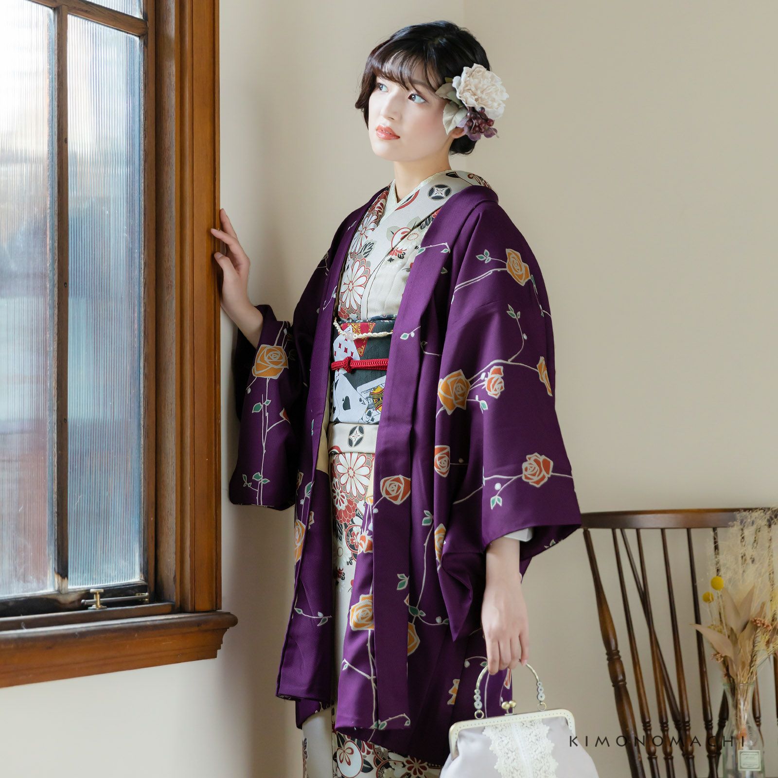 洗える着物10％OFFCOUPON9/29迄)羽織 単品 KIMONOMACHI オリジナル