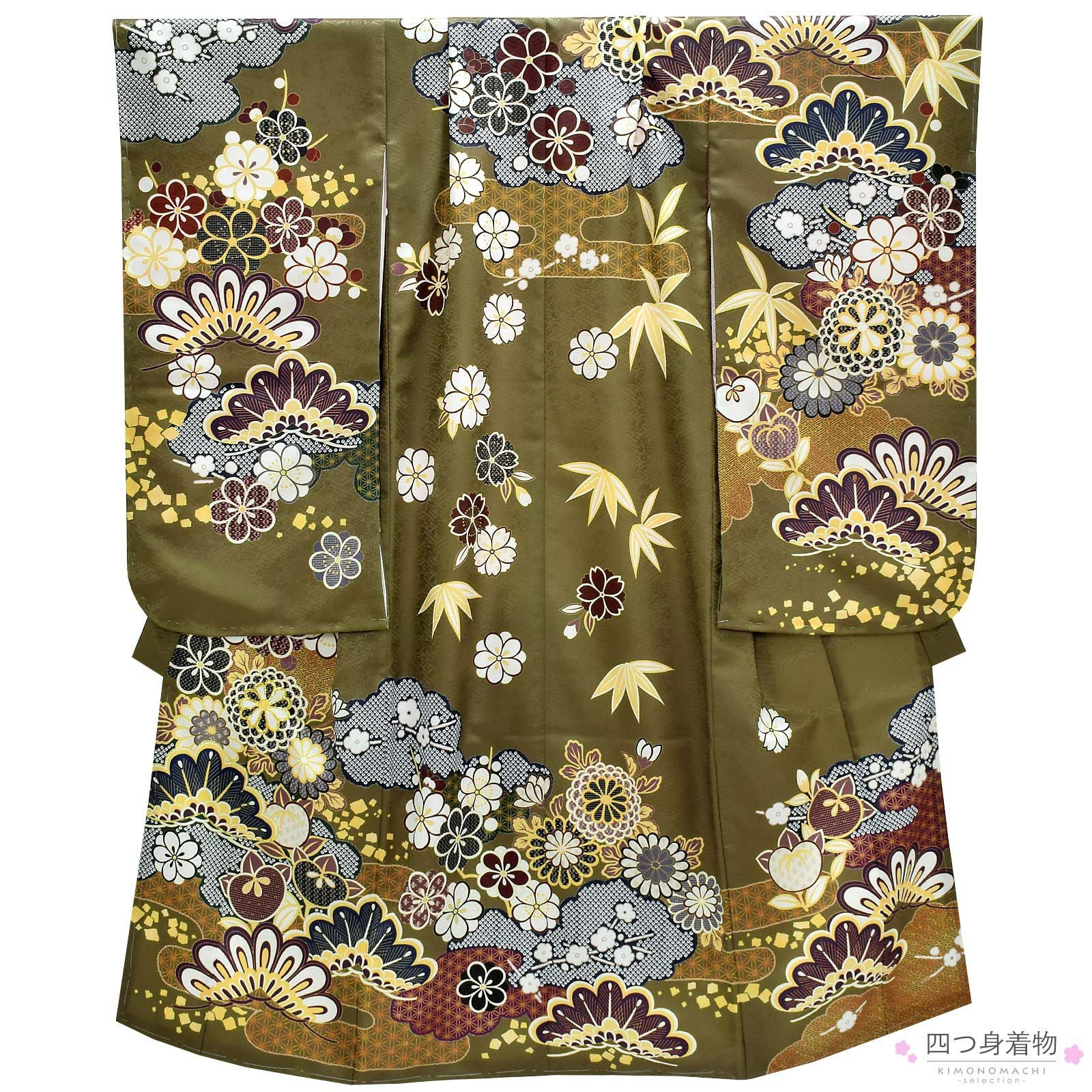オリーブ　様♡専用　キッズ着物 七五三早割COUPON10%OFF10/8迄)七五三 着物 7歳 四つ身着物 単品