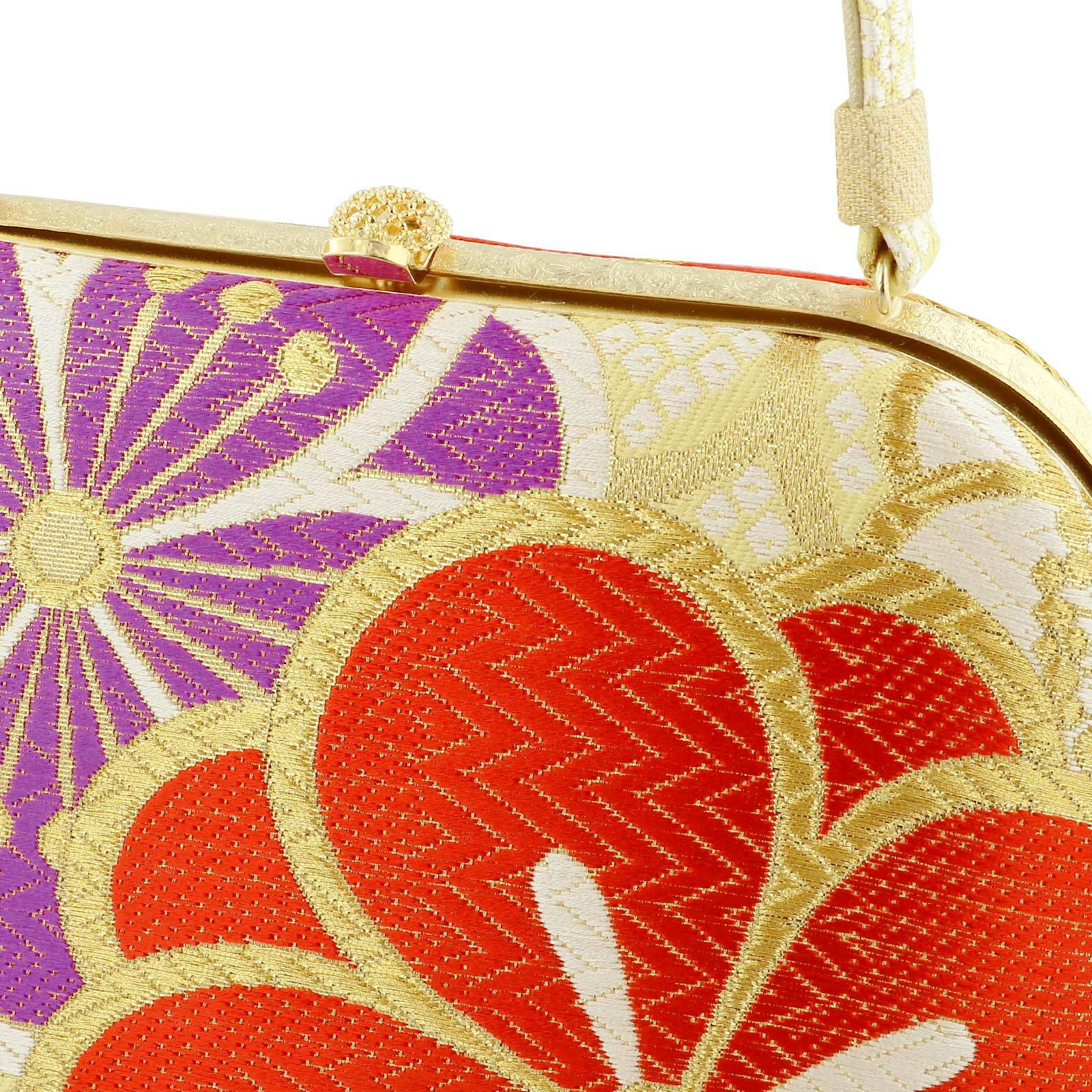 M*5様 ［美品］金色 花柄 刺繍和装用バッグ　ぞうりM　ネイルチップセット　振 楽天市場】振袖 草履 バッグ セット 成人式 草履バッグセット ゴールド