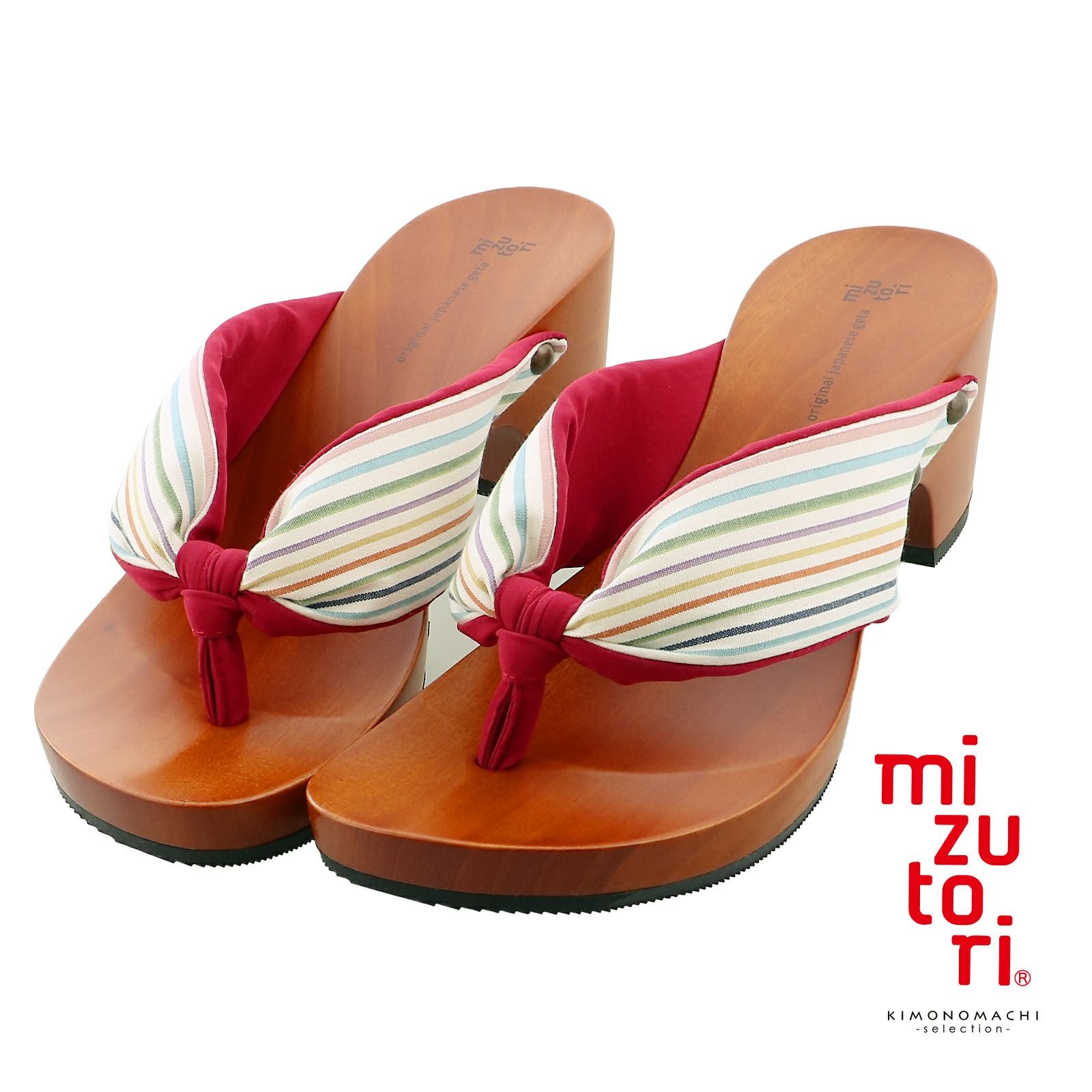 母の日150円OFFCOUPON5/21迄)mizutori 下駄 レディース 「oto toy