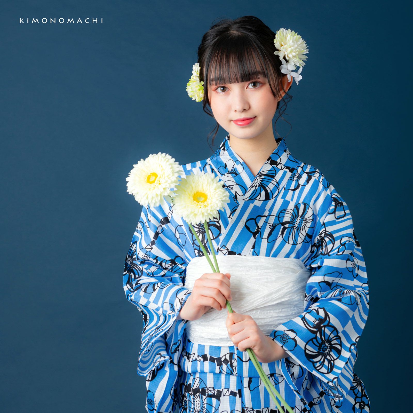 専用です☆アンティーク白、ブルーの着物と作り帯セット 000000026978-10.jpg?size=l&w=