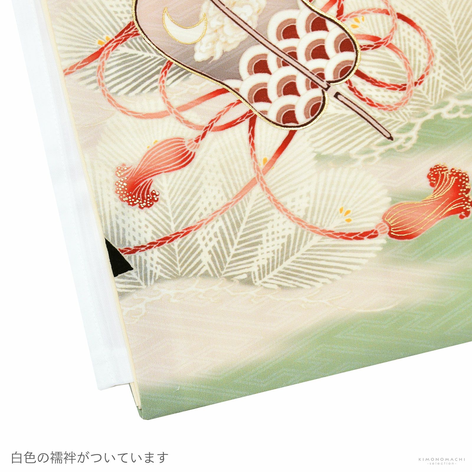 七五三 着物 男の子 5歳 ブランド 羽織袴セット 華徒然「灰緑 鷹に武具