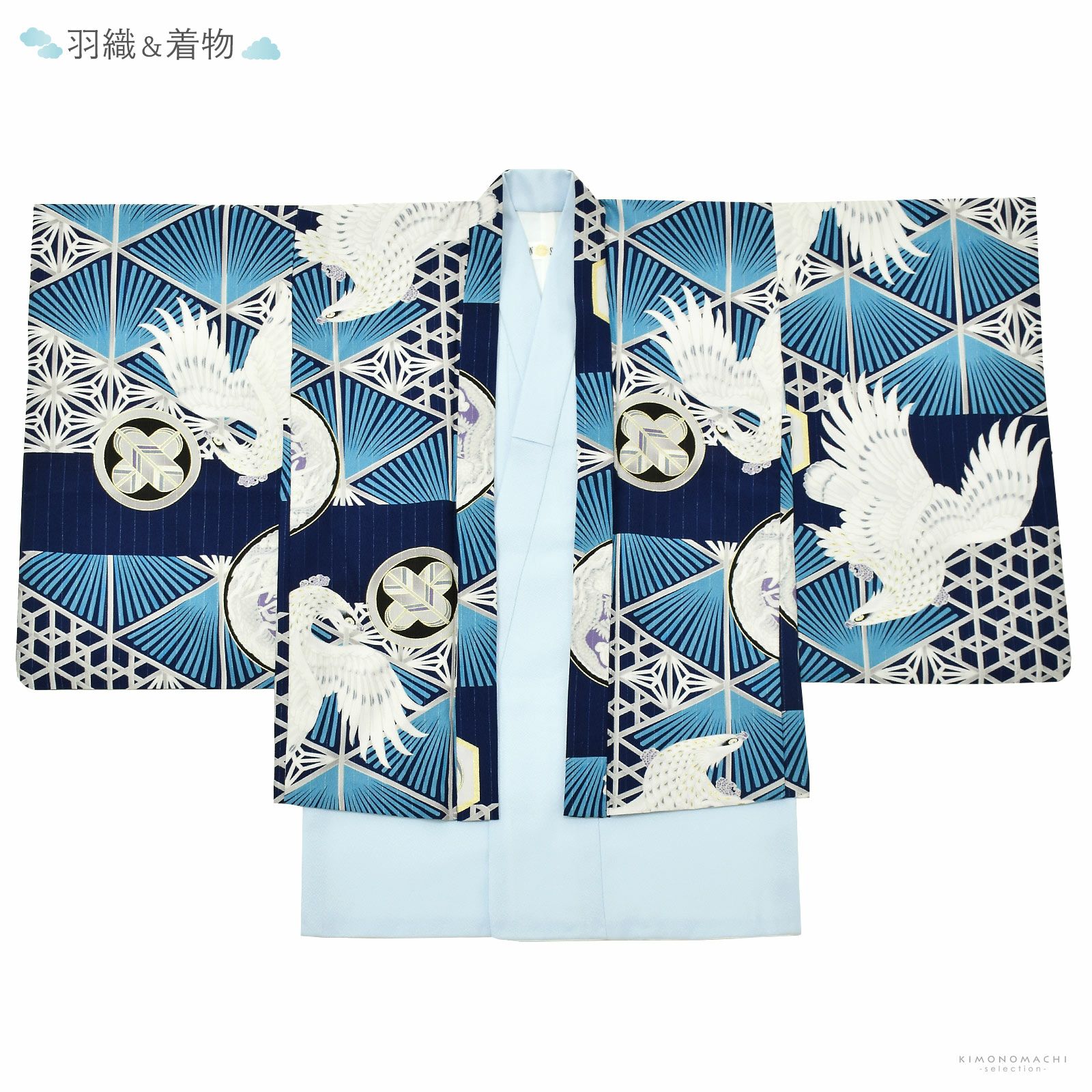 七五三 着物 男の子 3歳 ブランド 羽織袴セット JAPAN STYLE ジャパン