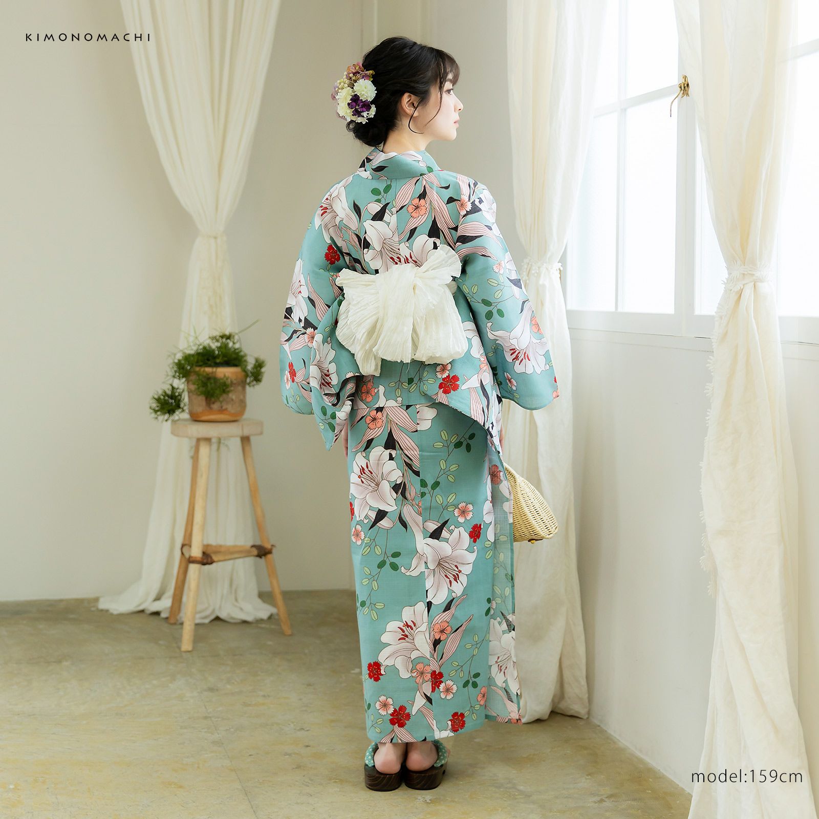 浴衣最大10,000円OFFCP！7/30迄)セパレート レディース浴衣 3点セット