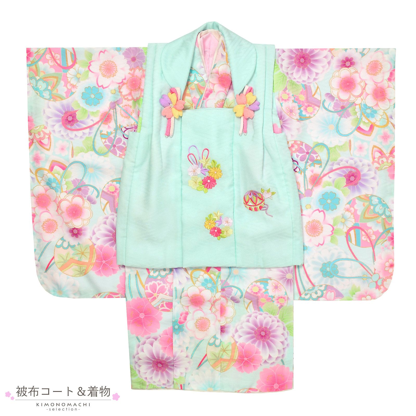 七五三 着物 3歳 女の子 ブランド被布セット Shikibu Roman 式部浪漫