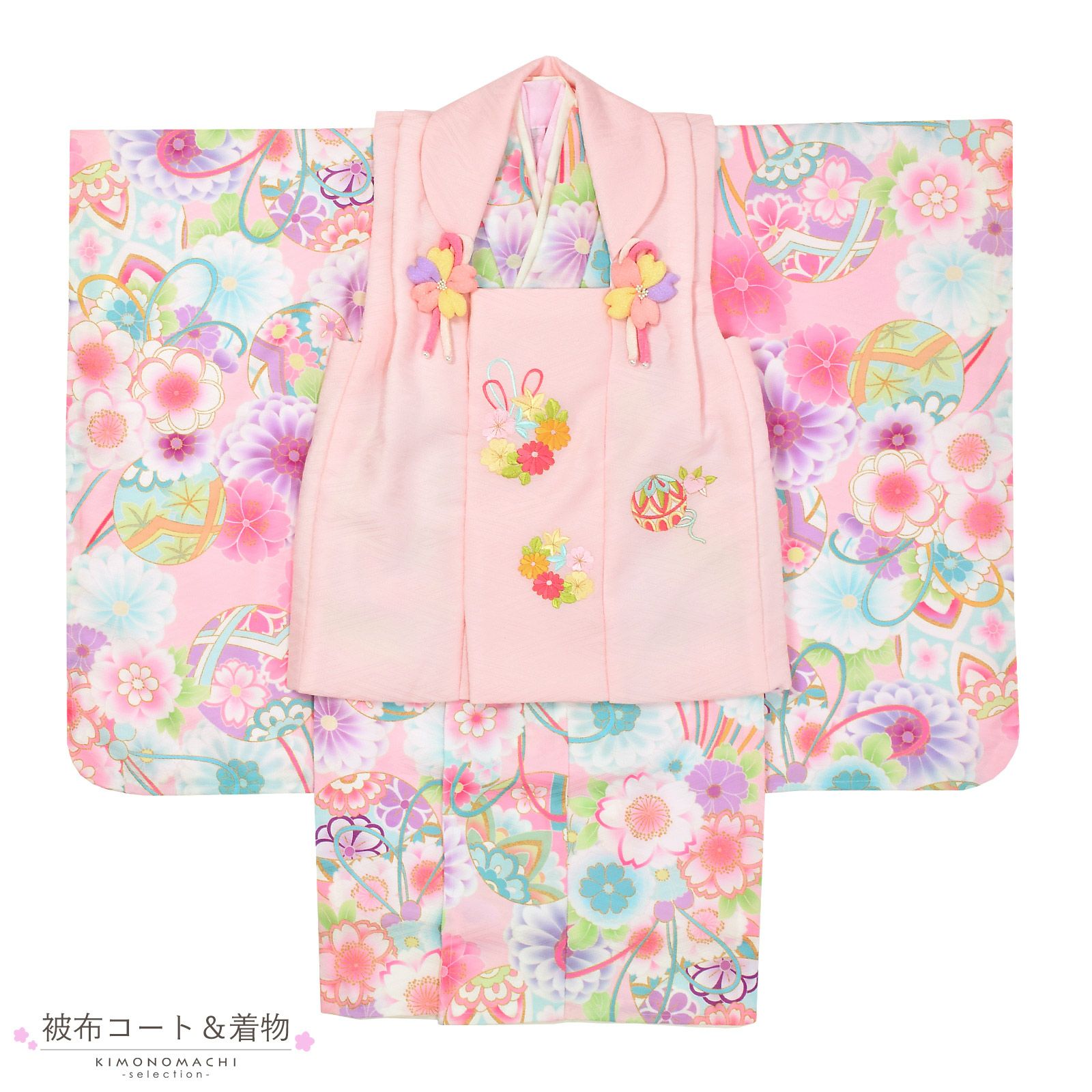 七五三 着物 3歳 女の子 ブランド被布セット Shikibu Roman 式部浪漫