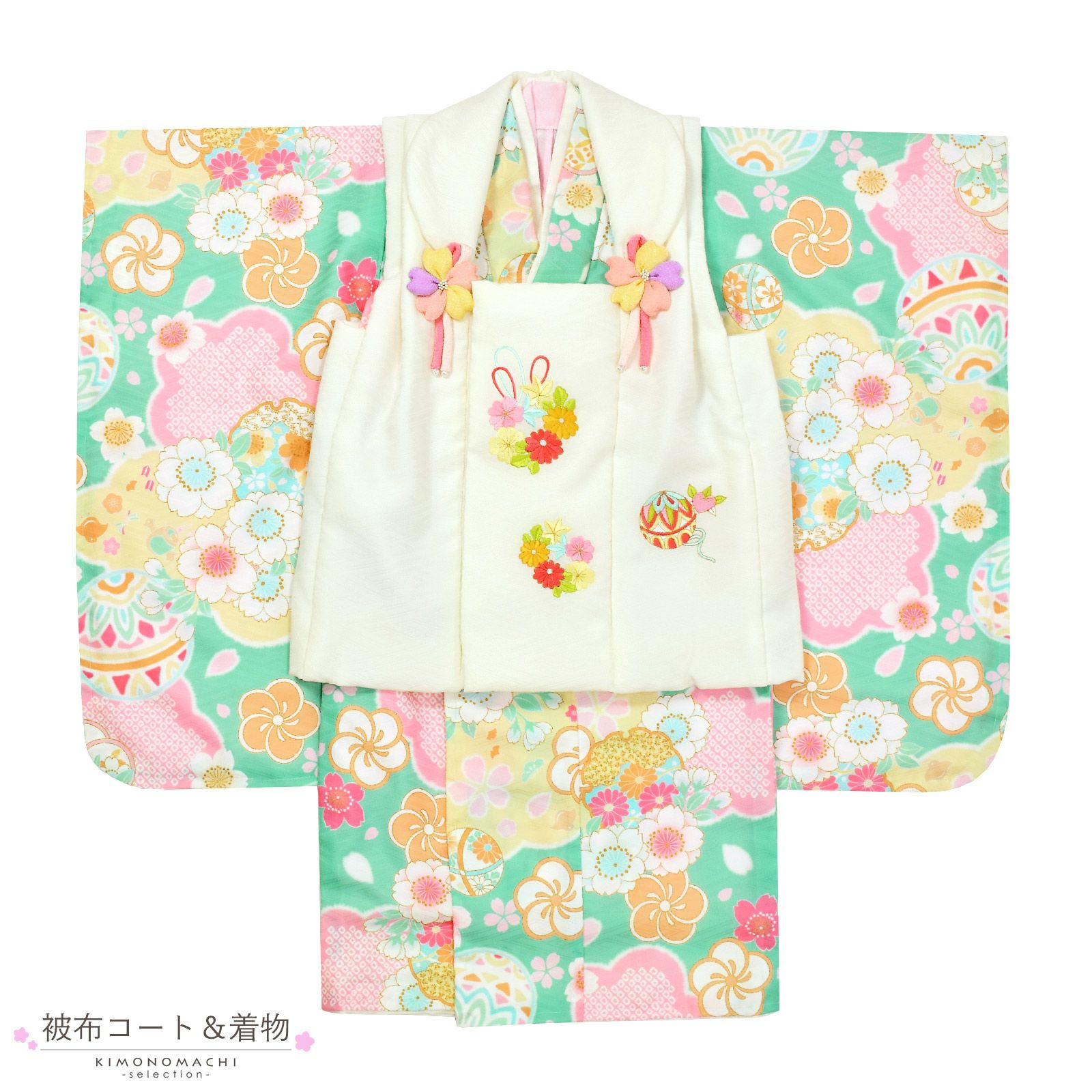 七五三 着物 3歳 女の子 ブランド被布セット Shikibu Roman 式部浪漫