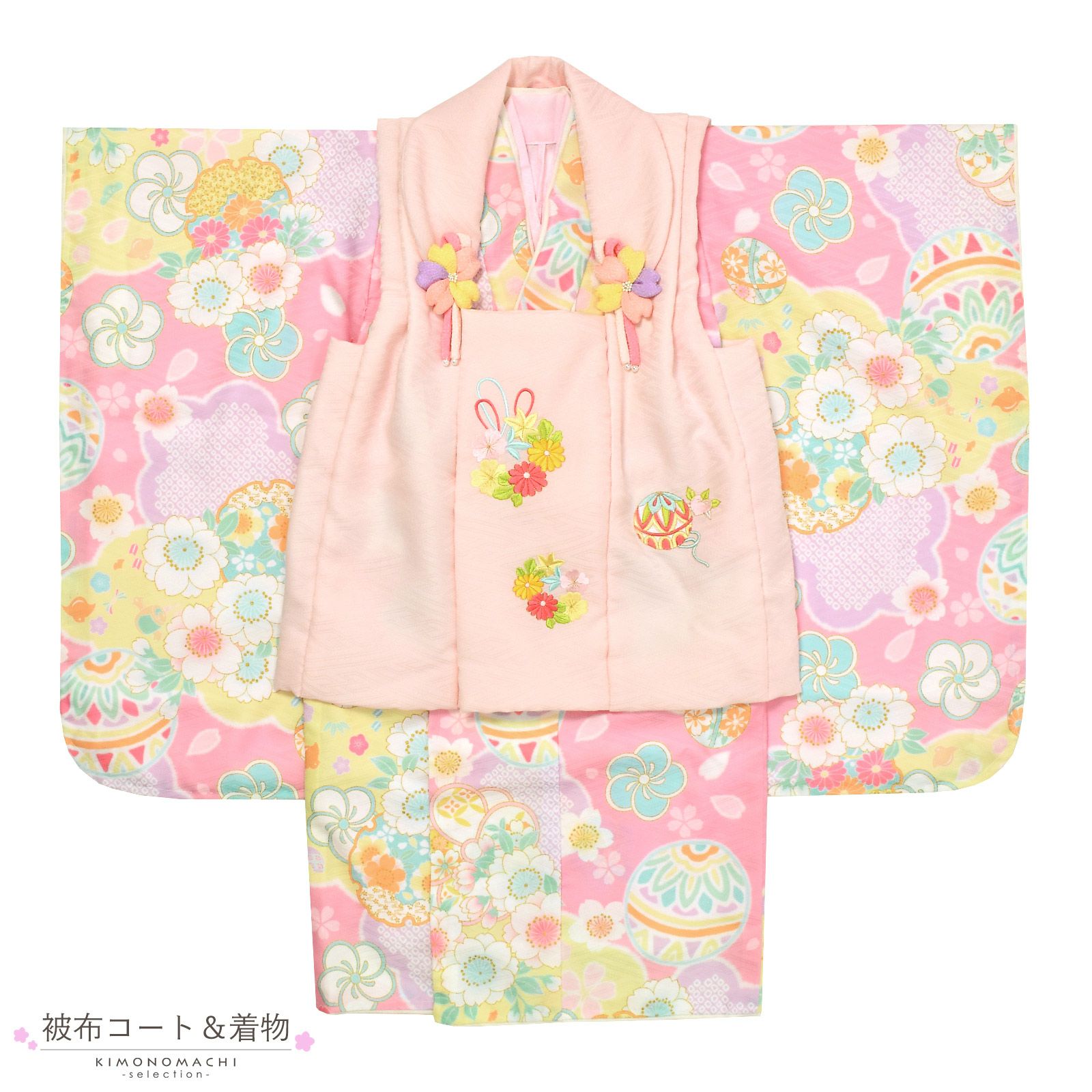 七五三 着物 3歳 女の子 ブランド被布セット Shikibu Roman 式部浪漫